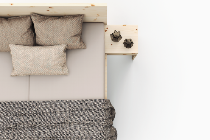 Zirbenbett Alpenglück von Tobias Felgner