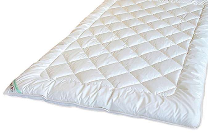 Steppbett Zirbe Schafschurwolle